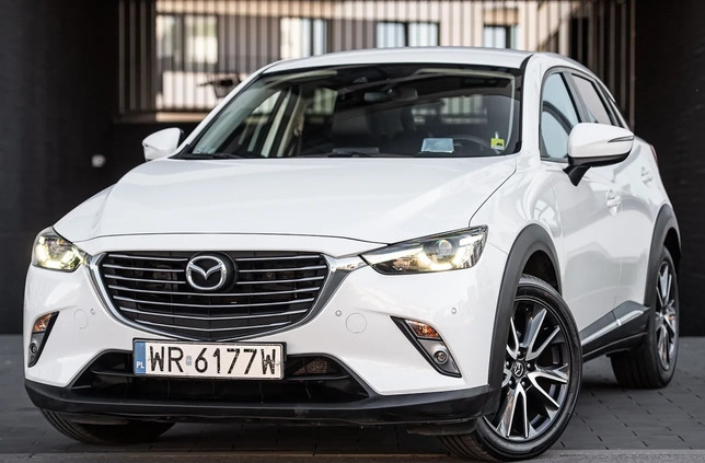 Mazda CX-3 cena 68900 przebieg: 102000, rok produkcji 2018 z Radom małe 562